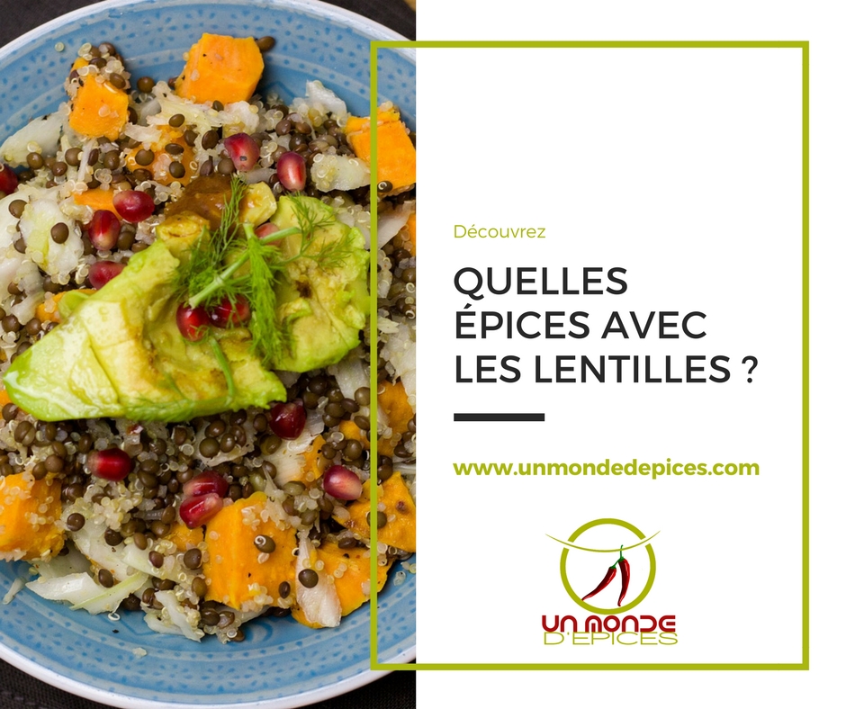 Quelles épices avec une salade de lentilles ?