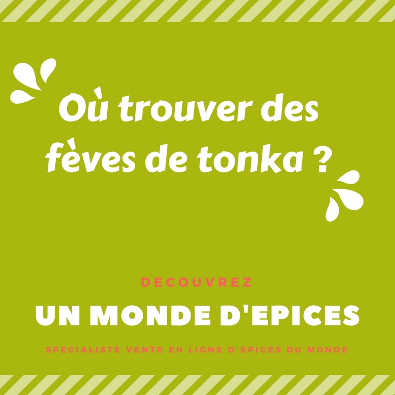 Ou trouver et acheter des fèves de tonka ?