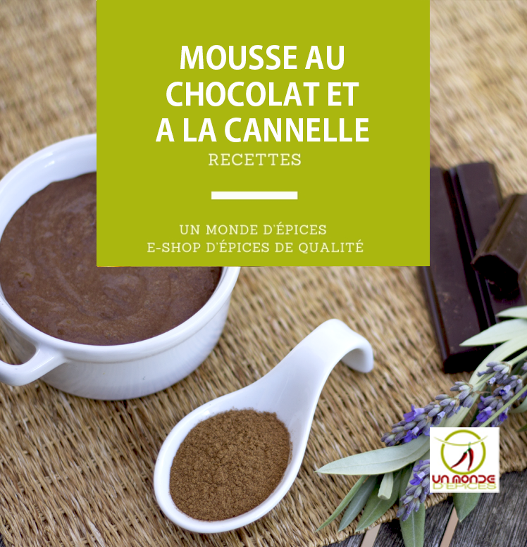 Mousse au chocolat et à la cannelle