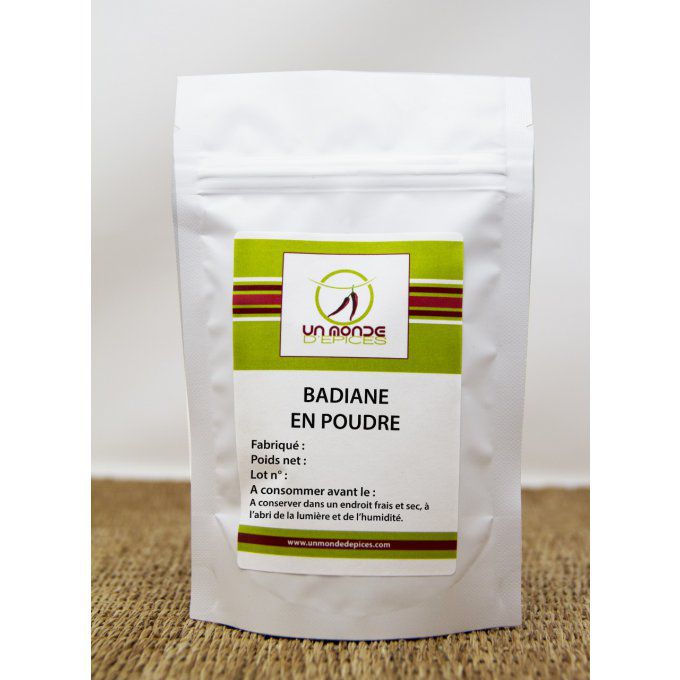 badiane en poudre_sachet_un monde d'épices