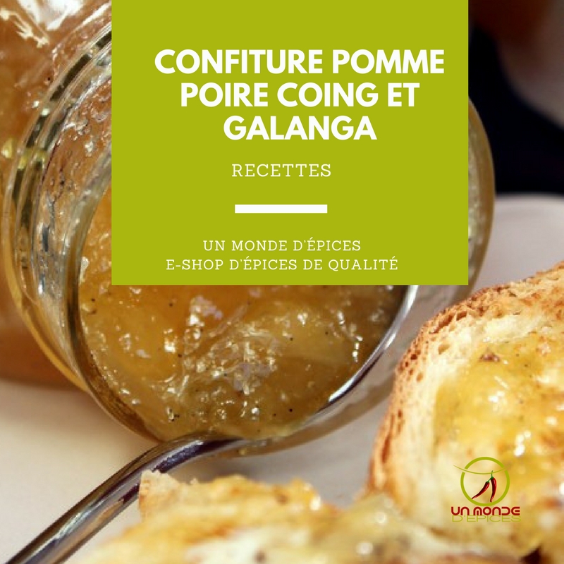 Recette de confiture avec galanga