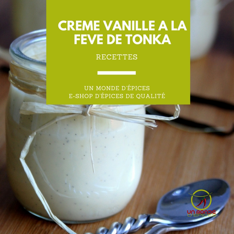 creme vanille feve tonka