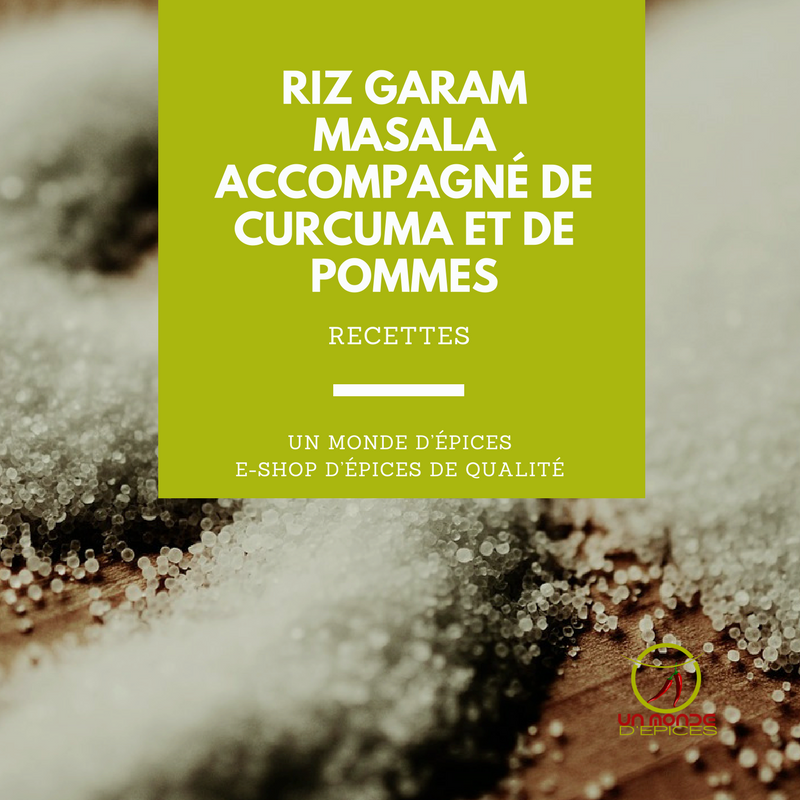 Recettes RIZ Garam Masala 