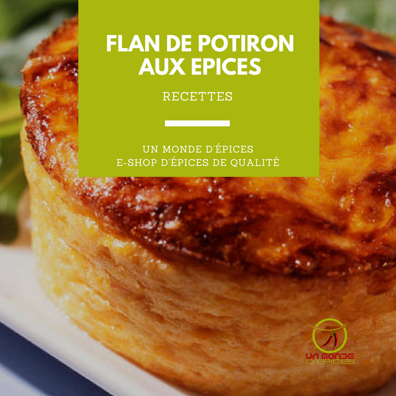 Recette flan potiron aux épices