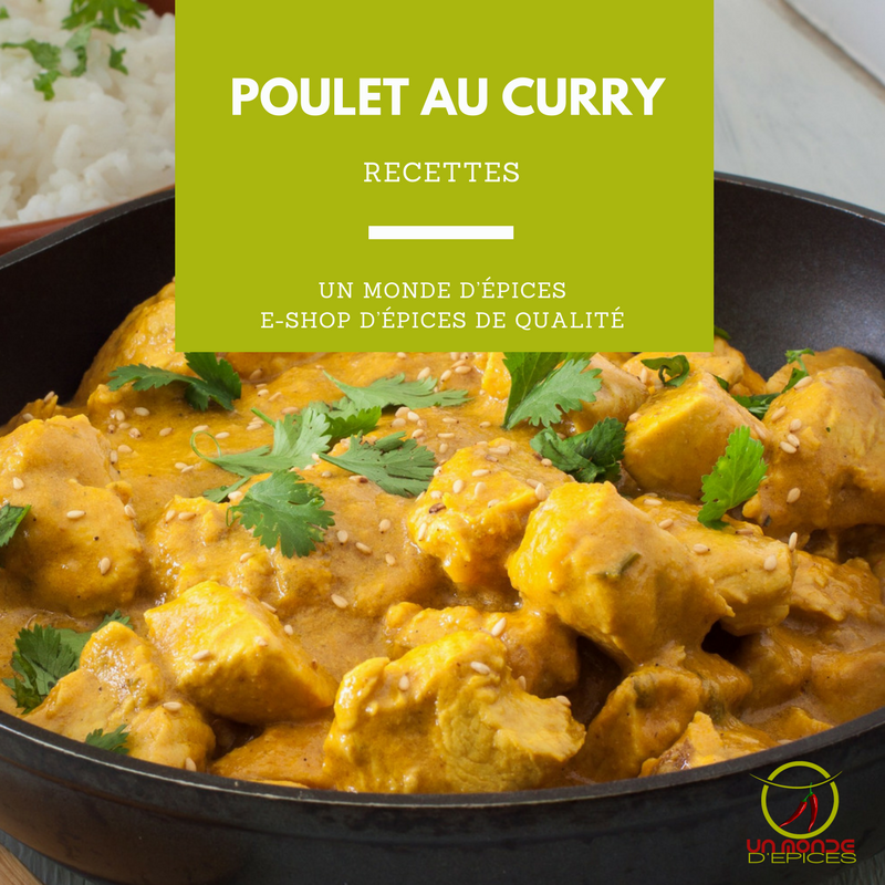 Recette poulet au curry