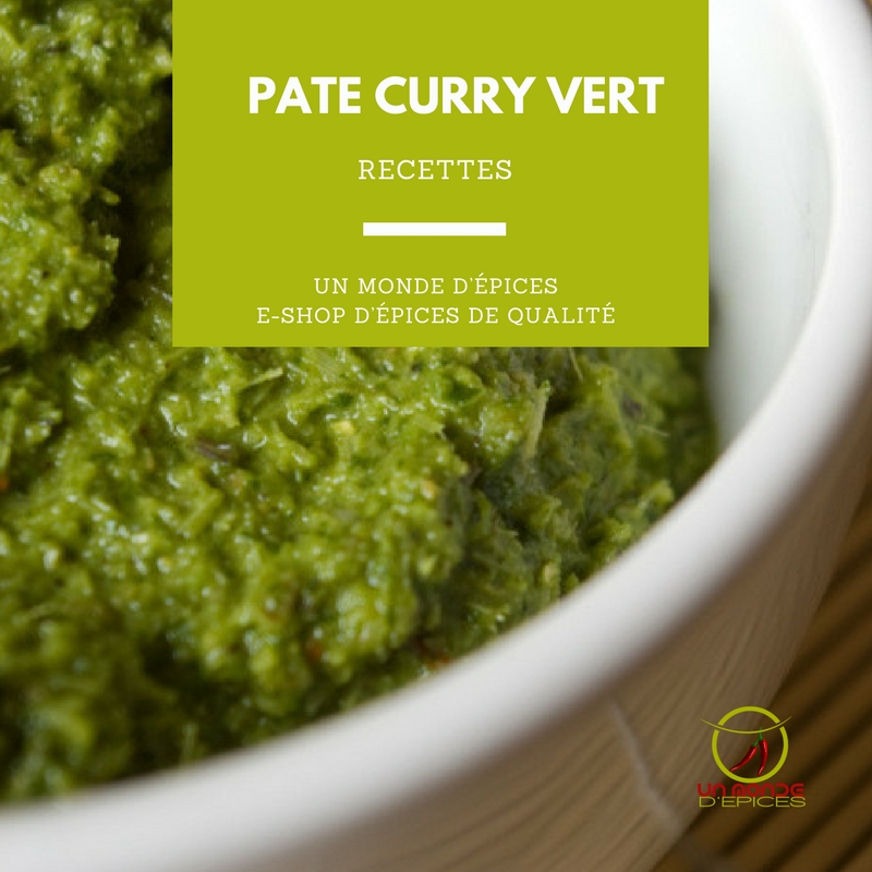 Recette pate curry vert