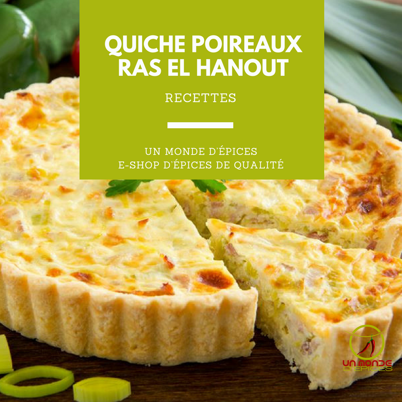 Recettes quoiche poireaux ras el hanout