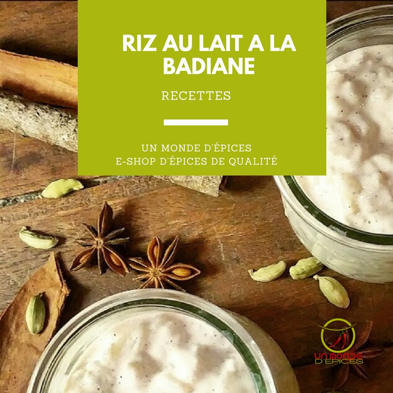 Badiane recette