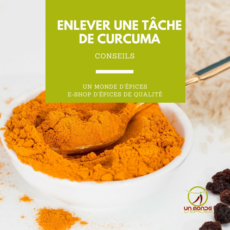 enlever tache curcuma