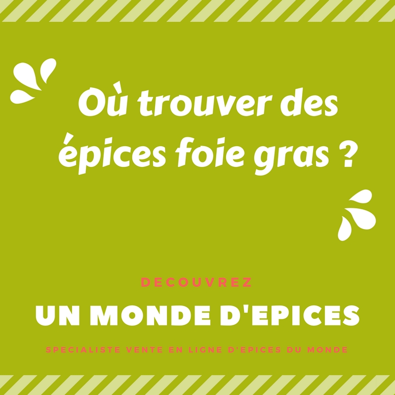 épices du monde - foie gras